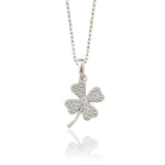 Load image into Gallery viewer, 14K Solid Gold Clover Necklace K141