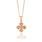 Load image into Gallery viewer, 14K Solid Gold Cross Necklace K161