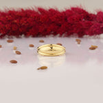 Load image into Gallery viewer, 14k Solid Gold Dome Ring Y280