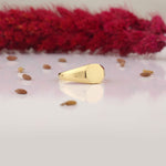 Load image into Gallery viewer, 14K Solid Gold Octagon Signet Ring Y277