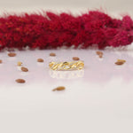 Load image into Gallery viewer, 14K Solid Gold Braid Ring Y281
