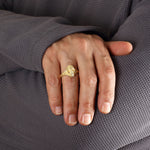 Load image into Gallery viewer, 14K Solid Gold Skull Men Ring EY23