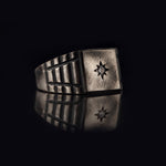 Load image into Gallery viewer, 14K Solid Gold North Star Men Ring EY26