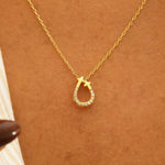 Load image into Gallery viewer, 14K Solid Gold Cross Necklace K162