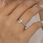 Load image into Gallery viewer, 14K Solid Gold Cross Ring Y4