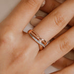 Load image into Gallery viewer, 14K Solid Gold Multi-Stone Ring Y19
