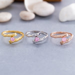 Load image into Gallery viewer, 14K Solid Gold Bamboo Ring T19