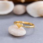 Load image into Gallery viewer, 14K Solid Gold Heart Ring Y150