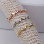 Load image into Gallery viewer, 14K Solid Gold Baguette Ring B1