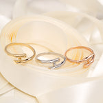 Load image into Gallery viewer, 14K Solid Gold Bamboo Ring Y23