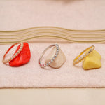 Load image into Gallery viewer, 14K Solid Gold Bubble Ring Y29