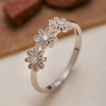 Load image into Gallery viewer, 14K Solid Gold Daisy Ring Y32