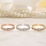 Load image into Gallery viewer, 14k Solid Gold Open Link Ring Y42
