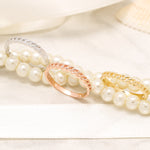 Load image into Gallery viewer, 14K Solid Gold Sidewalk Chain Ring Y43