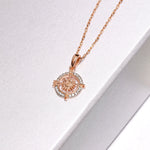 Load image into Gallery viewer, 14K Solid Gold Compass Necklace K14