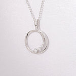 Load image into Gallery viewer, 14K Solid Gold Dainty Necklace K19