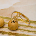 Load image into Gallery viewer, 14K Solid Gold Treble Clef Ring Y48