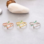 Load image into Gallery viewer, 14K Solid Gold Bamboo Ring Y99