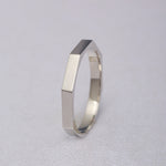 Load image into Gallery viewer, 14K Solid Gold Edge Ring Y51
