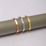 Load image into Gallery viewer, 14K Solid Gold Edge Ring Y51