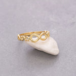 Load image into Gallery viewer, 14K Solid Gold Infinity&Heart Ring Y87