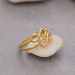 Load image into Gallery viewer, 14K Solid Gold Infinity Ring Y122
