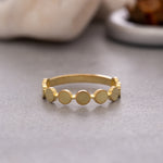 Load image into Gallery viewer, 14K Solid Gold Circle Ring Y126