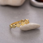 Load image into Gallery viewer, 14K Solid Gold Circle Ring Y126