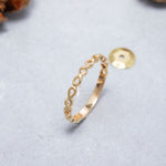 Load image into Gallery viewer, 14K Solid Gold Infinity Ring Y74