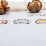 Load image into Gallery viewer, 14K Solid Gold Infinity Ring Y74