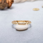 Load image into Gallery viewer, 14K Solid Gold Pyramid Ring Y78
