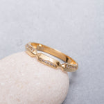 Load image into Gallery viewer, 14K Solid Gold Pyramid Ring Y78