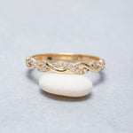 Load image into Gallery viewer, 14K Solid Gold Braid Ring Y81