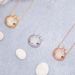 Load image into Gallery viewer, 14K Solid Gold Pomegranate Necklace K88