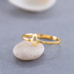 Load image into Gallery viewer, 14K Solid Gold Hamsa Ring Y153