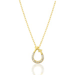 Load image into Gallery viewer, 14K Solid Gold Cross Necklace K162