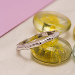 Load image into Gallery viewer, 14K Solid Gold Bamboo Band Ring Y18