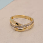 Load image into Gallery viewer, 14K Solid Gold Multi-Stone Ring Y19