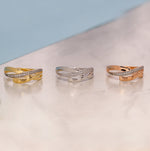 Load image into Gallery viewer, 14K Solid Gold Multi-Stone Ring Y19