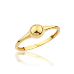 Load image into Gallery viewer, 4K Solid Gold Ball Ring Y347