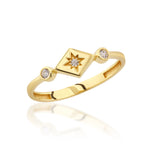 Load image into Gallery viewer, 14K Solid Gold Vintage Patterned Ring Y369