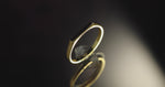 Load and play video in Gallery viewer, 14K Solid Gold Signet Ring Y220