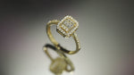 Load and play video in Gallery viewer, 14K Solid Gold Baguette Ring Y196