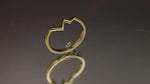 Load and play video in Gallery viewer, 14K Solid Gold Mountain Ring Y184