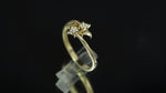Load and play video in Gallery viewer, 14K Solid Gold Moon And Star Ring Y237