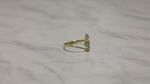 Load and play video in Gallery viewer, 14K Solid Gold Treble Clef Ring Y48