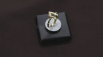 Load and play video in Gallery viewer, 14K Solid Gold Musical Note Ring Y164