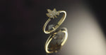 Load and play video in Gallery viewer, 14K Solid Gold Maple Leaf Ring Y212