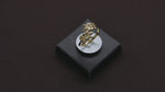 Load and play video in Gallery viewer, 14K Solid Gold Olive Leaf Ring Y156