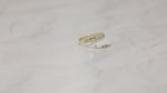 Load and play video in Gallery viewer, 14k Solid Gold Open Link Ring Y42
